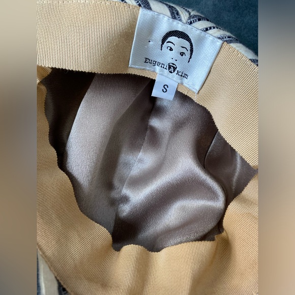 Vintage Eugenia Kim Newsboy Greek Sailor Baker Boy Style Cabbie Hat - Picture 4 of 5